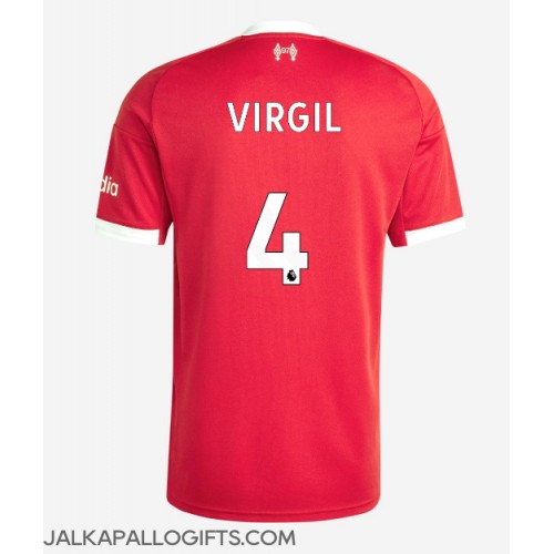 Liverpool Virgil van Dijk #4 Kotipaita 2025-26 Lyhythihainen